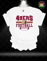 49ers Football Sublimation Shirt Transfer (10-11 inches in width)